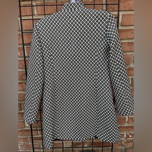 Podyum Park Gray, White and Black Jacket with Pockets Made In Turkey - Picture 6 of 7